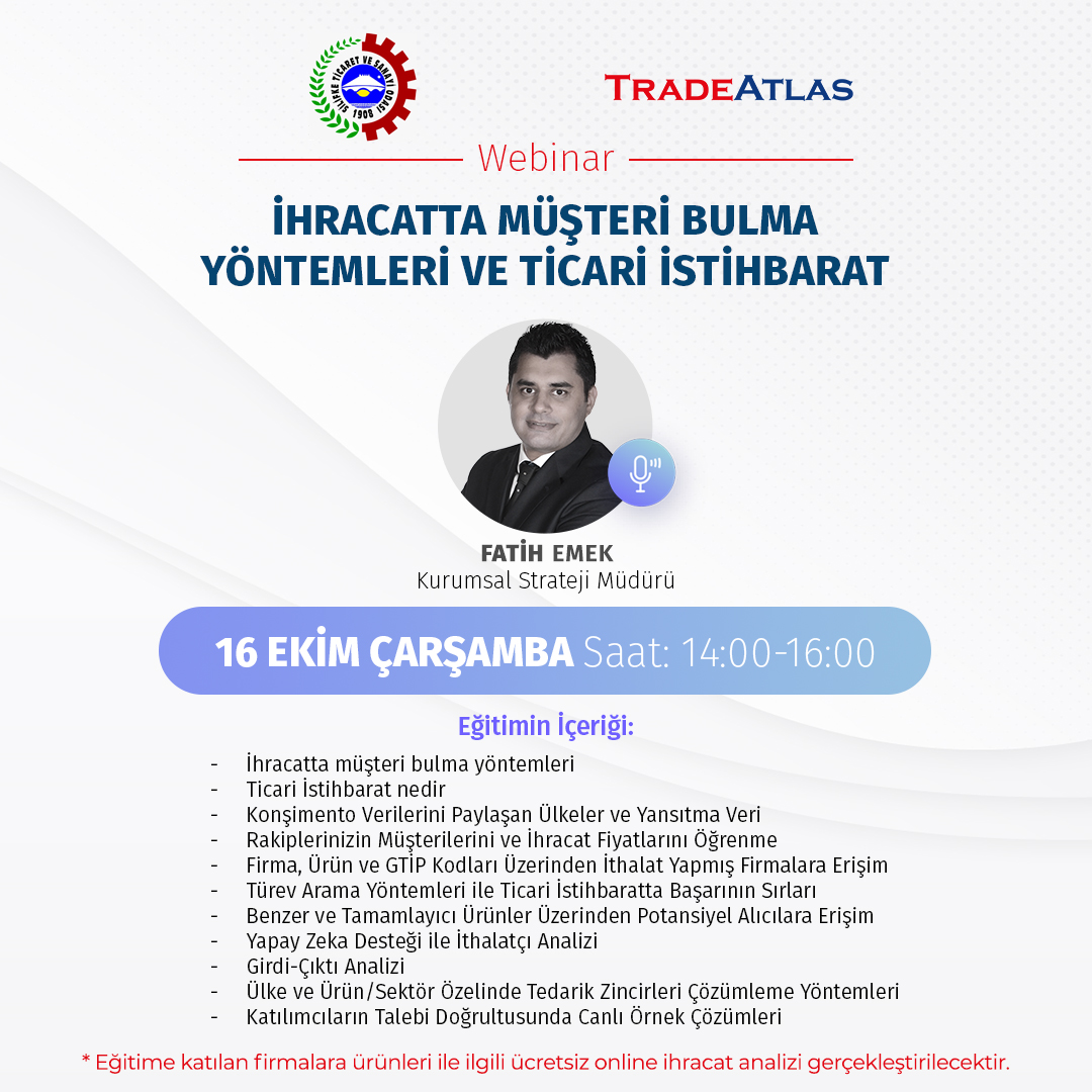 İHRACATTA MÜŞTERİ BULMA YÖNTEMLERİ VE TİCARİ İSTİHBARAT